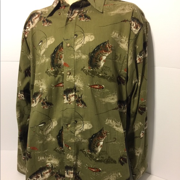 Shirts Vintage Redhead Fishing Shirt Large Poshmark